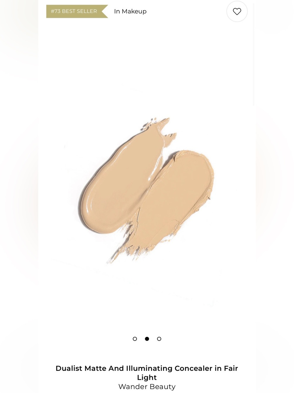 New in box Wander Beauty Dualist Matte and Illuminating Concealer - plus gift - - Picture 2 of 9